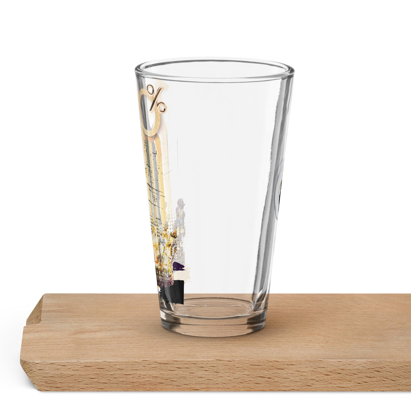 100% Gohd Shaker Pint Glass