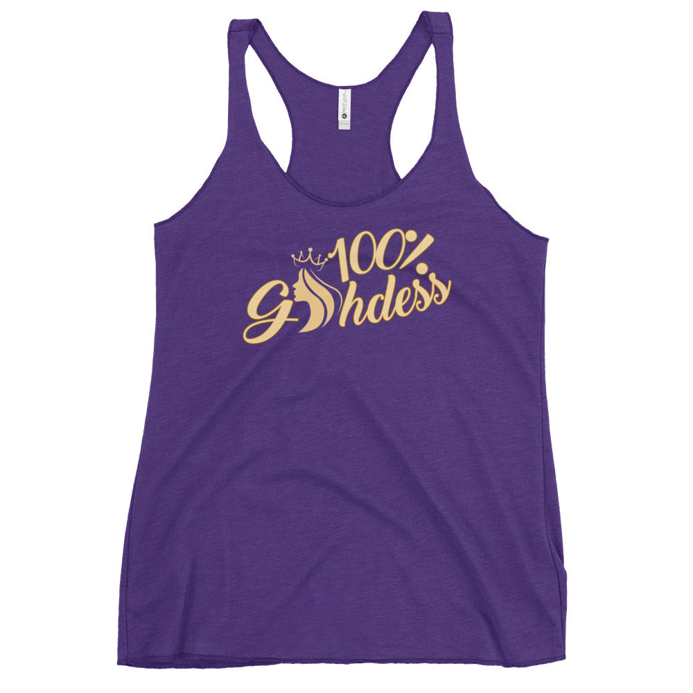 100% Gohdess Women's Racerback Tank